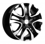 Легковой диск Khomen Wheels KHW1503 6x15 4x100 ET50 60,1 Black-FP