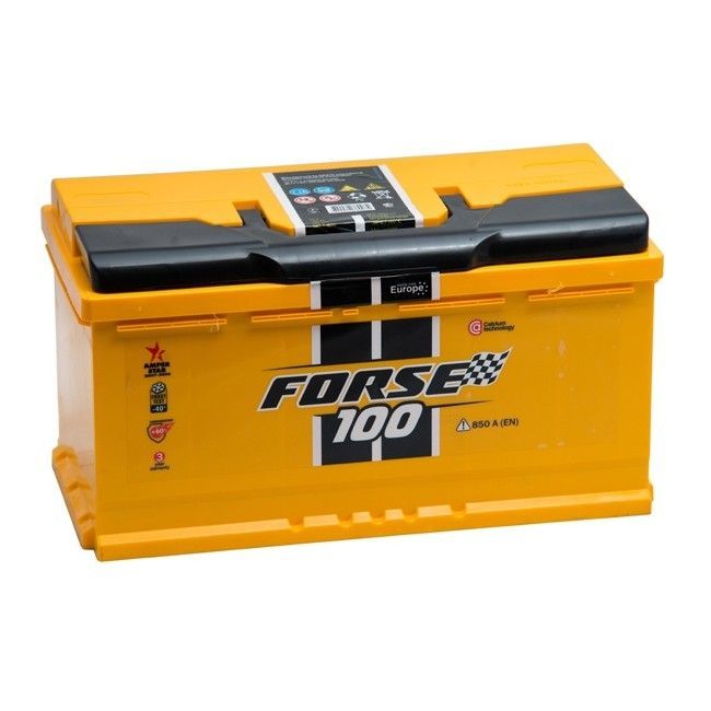 Forse Standard 600120050 100А/ч-12V ст EN910 европейские обратная 353x175x190